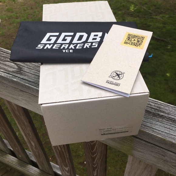 Golden Goose Slide Sneaker White/Glitter/Pink NIB - Picture 9 of 10